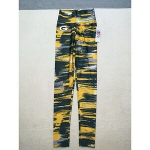 Green Bay Packers Women's Leggings NWT Marked Small Look XS Or XXS by Zubaz